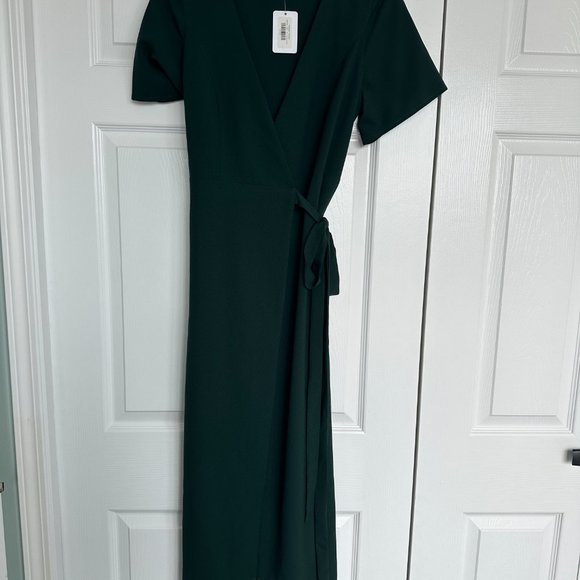 Park & Fifth Hudson Dress Hunter Green - Picture 2 of 5